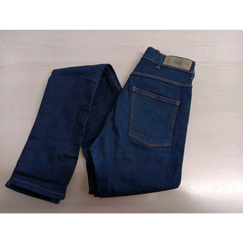April 77 Women's Marky 70 Flesh Blue Size 26 33" Inseam Stretch High Rise Jeans